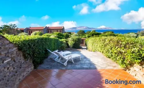 Maison de vacances avec terrasse, jardin et barbecue | Vue jardin - Image 1