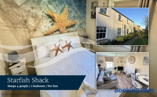 Starfish Shack - Part of the The Bay Filey Holiday Village with pool, gym and direct beach access, pub, restaurant, tennis and meadows walks - Image 1