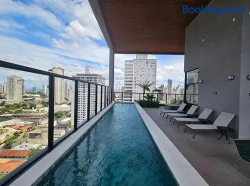 Resort Urbano! Flat Moderno com piscina rooftop - Image 1
