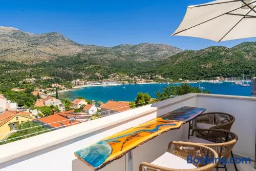 RITA - Charming 2-Bedroom Apartment with sea view, Slano - Image 1