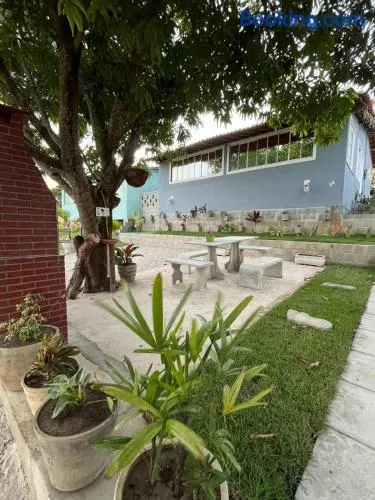 Casa Chalé mobiliado, com ar condicionado na praia de Jaguaribe em Ilha de Itamaracá, Piscina, Chalé, Churrasqueira e Lareira de chão com vista para o Mar - Image 1