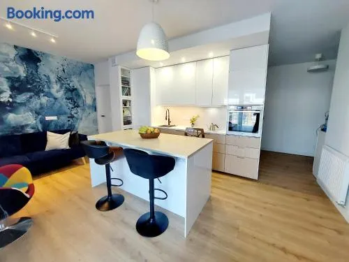 Luxury modern new apartment with garden&free parking,close to Wroclaw self check-in 24h - Image 1