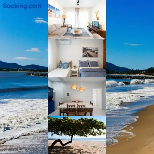 Apto completo a 120m da PRAIA, TRÊS QUARTOS, sala de estar, COZINHA COMPLETA, SACADA com VISTA MAR , Wi-Fi, ARES CONDICIONADOS, vaga privativa de garagem Reserve agora mesmo! - Image 1