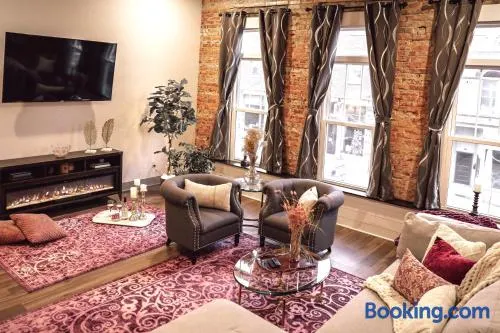 Private Boutique Getaway - Fireplace & Soaking Tub - Downtown Loft - by Cross-Key Vacation Rentals - Image 1