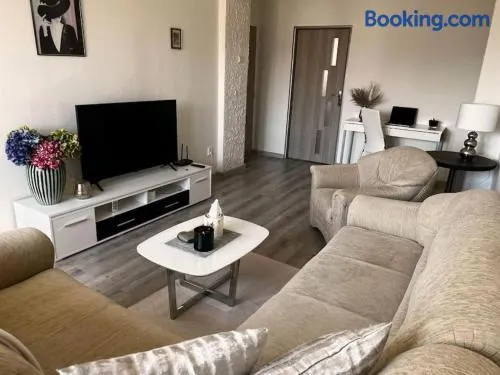 Bright and Comfy Apartment with Free Parking - Image 1