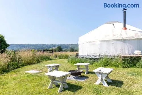 Beautiful Yurt with stunning South Downs views - Image 1