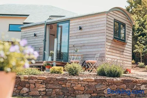 Elmhut Shepherd's Hut with Hot Tub - Image 1