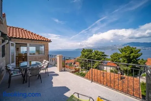 Adriatic Sea View Penthouse Apartment with parking - 5 min walk to coast - Image 1