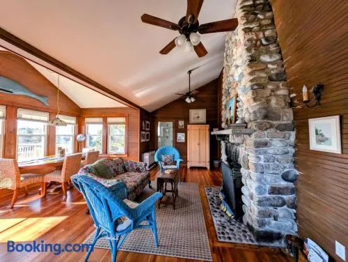 Waterfall Sea Cottage Family fire pit waterfront sleeps 4 - Image 1