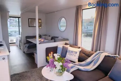 Solvesborg Houseboat with Harbour Views - Sleeps 4 - Image 1