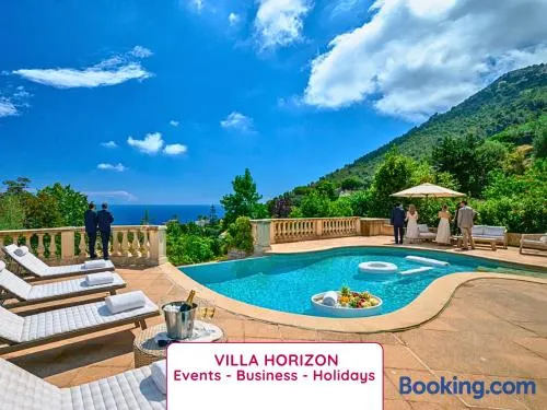 VILLA HORIZON - 5min from Monaco - A bird's-eye view of Monaco and Mediterranean - Ideal Groups & Families - Parking - Private Garden - Calm - Image 1