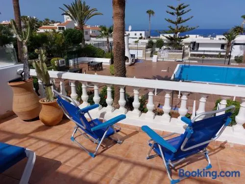 FIRST LINE Villa Floor Studio Apartment with amazing sea view Air Conditioned just 50m from the beach - Image 1