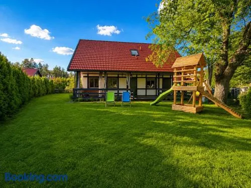 Kaszëbsko Nórcëk 8-10 osób 4 sypialnie jezioro las park linowy łowisko wędkarskie - Image 1