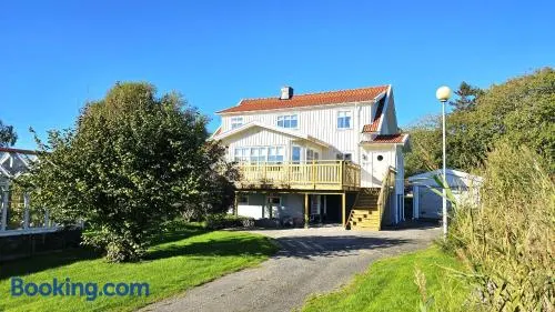 Family-friendly house close to sea & nature in Klövedal SE09145 - Image 1