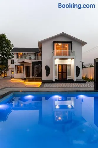 Raj Farms by ELIVAAS 3BHK Villa with Private Swimming Pool, Kids Room and An Outhouse - Image 1
