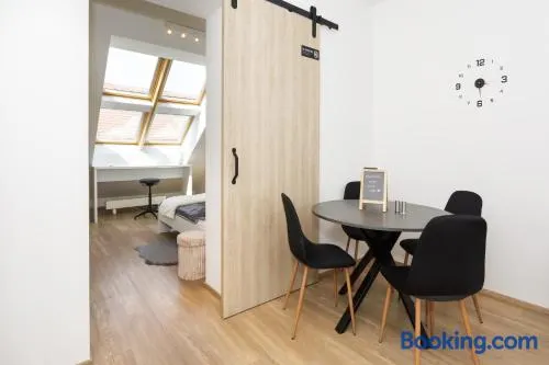 Sunny apartment with balcony & view, Prague - Image 1