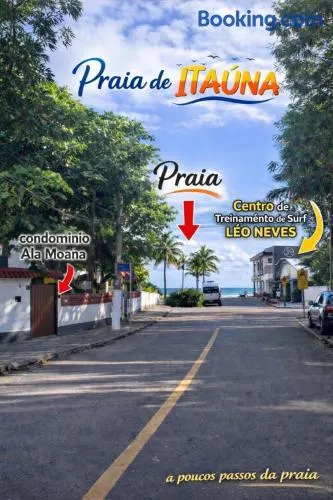 Cantinho de Vó em Itaúna - Passos da praia na melhor localização com Ar Condicionado e estacionamento - Image 1