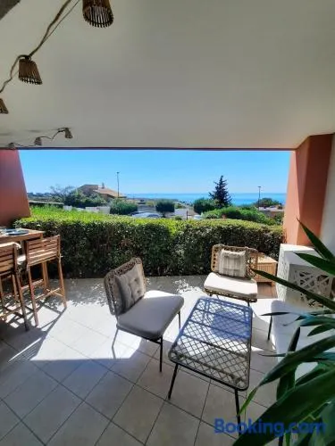 Appartement vue mer - Calme - Parking - Tennis - Piscine été - Image 1