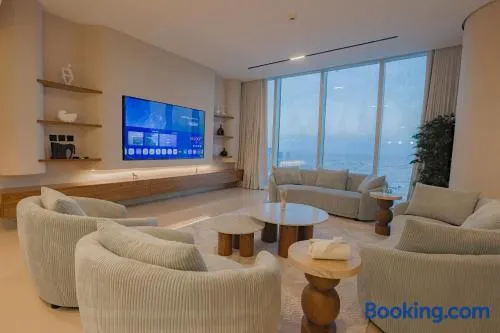City view apartment Rafal Tower شقة علويه بإطلالة مميزه برج رافال 2BR - Image 1