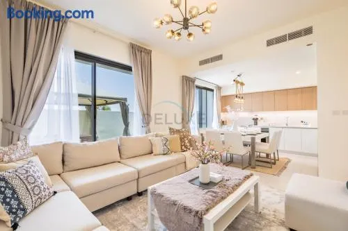 Conveniently Located Near Airport and Expo City 4BR Townhouse with Assistant Room at Parkside 2, Dubai South by Deluxe Holiday Homes - Image 1