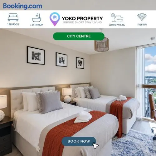 Elegant Apartment @ The Vizion • City Centre • Balcony • Parking • Super-Fast WiFi • Yoko Property - Image 1