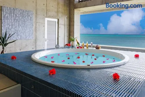10 seconds to the sea, jacuzzi & BBQ available, ocean view from every room on the beach Terrace - Image 1