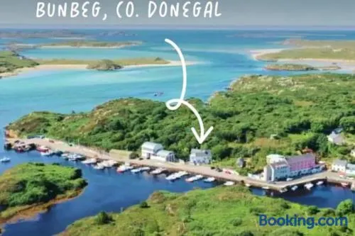 The Old Boathouse at Bunbeg Harbour - Image 1