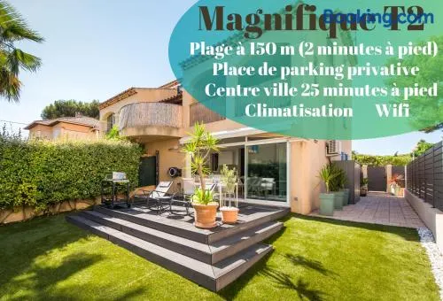Le Patio - Apartment T2 Wonderful - Plage 150m - clim - Parking Privé - wifi - Image 1