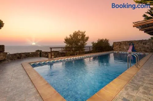 Sea-Sunset Views Villa Lefkothea with Private Pool near Elafonissi - Image 1