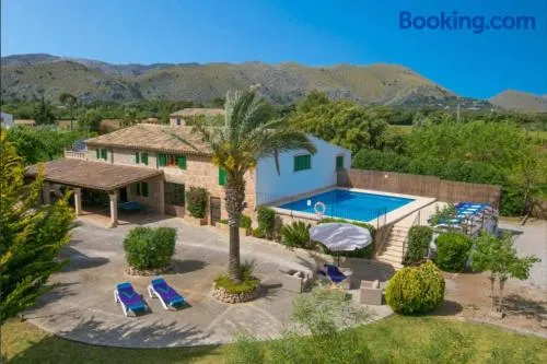 Finca Can Pou Petit mit Bergblick, Pool, WLAN, Klimaanlage, Terrasse und Garten - Image 1