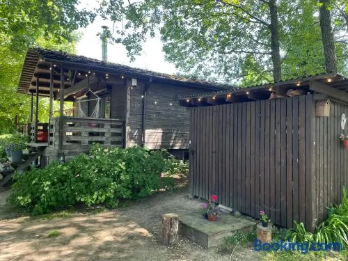A private, cozy cottage on the shore of the lake, beautiful view - Image 1