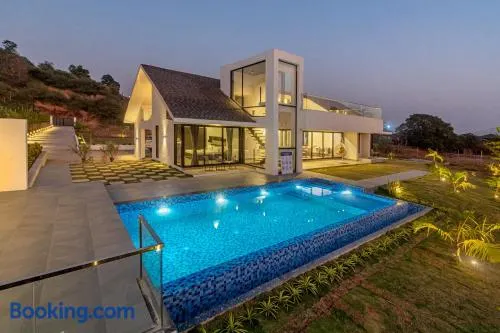 SaffronStays Stargazer, Karjat - luxury pool villa with lake view - Image 1