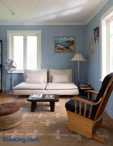 Lovely cabin with a beautiful view over Byske river - Image 1