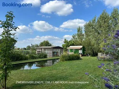 Tiny house at the ecological swimming pool - Image 1