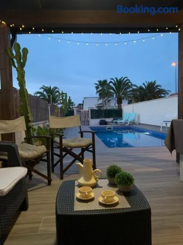 Riumar Nature 38 , piscina , aire acondicionado , barbacoa y pàrquing Privado - Image 1