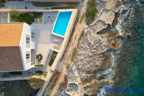 Luxury seafront villa Familija Splitska with pool on Brač - Image 1