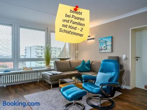 Skriien Mö TOP-Fewo 4 Sterne 5 Min zum Strand Balkon 2 SZ TG Zentrum - Image 1