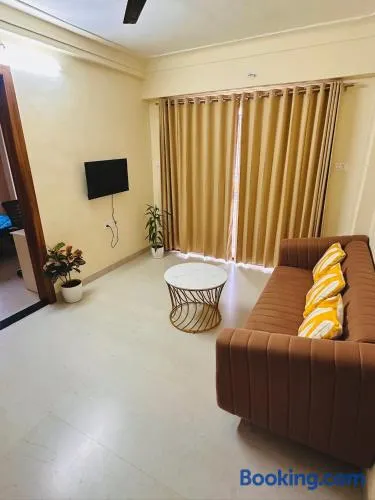 Owls Retreat 2BHK Modern AC Flat in Wakad Pune - Image 1