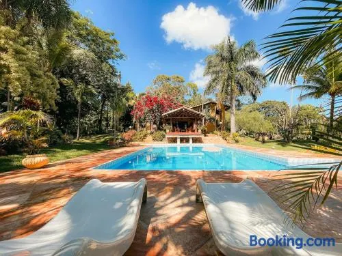 Chácara Quinta da Boa Vista-Piscina-Sauna-Quadra de Tênis-SENADOR CANEDO-GO - Image 1