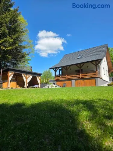 Domek letniskowy Leśne Zacisze- jacuzzi, balia ogrodowa, grill i altana - Image 1