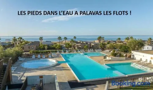 Charmant mobil home avec barbecue et piscine | À côté de la plage | Avec animaux acceptés - Image 1