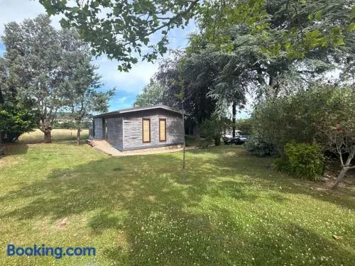 Hot Tub Lodge 2 PortMile Lodges Dawlish - Image 1