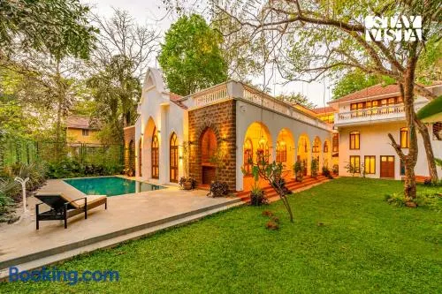 Kismet Villa- Comp Breakfast with Pvt Lawn & Pool by StayVista - Image 1