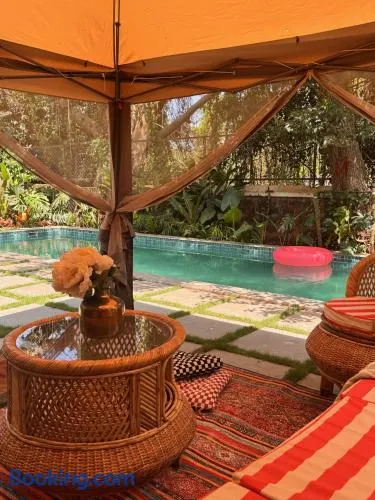 Big Pvt Pool & Garden 3BHK Villa, Morjim Beach 10-14mts - Image 1