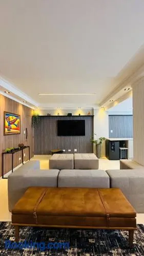 Apartamento Guarujá, com sacada vista mar! Pé na areia, Lindo! - Image 1