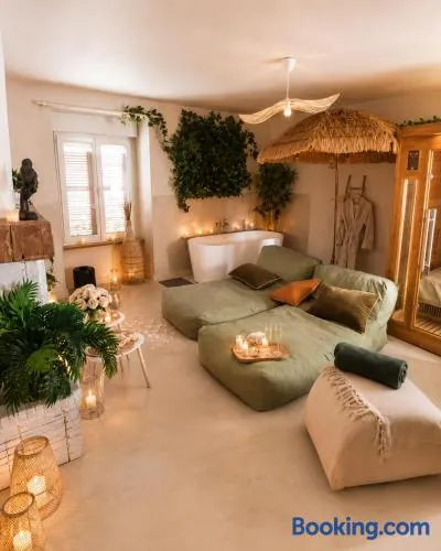 Suite Climatisé Bali SPA et sauna privé pour 2-Châteaux de la Loire - Image 1