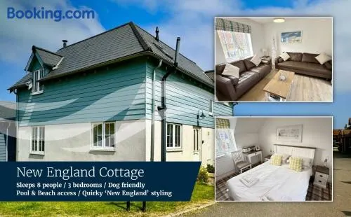 New England Cottage - Part of the The Bay Filey Holiday Village with pool, gym and direct beach access, pub, restaurant, tennis and meadows walks - Image 1