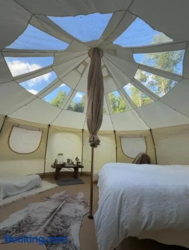 Cozy Glamping Tent with Sauna - Image 1
