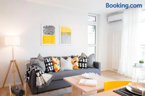 Scandinavian Airy APT in Business Area & Airport - Image 1