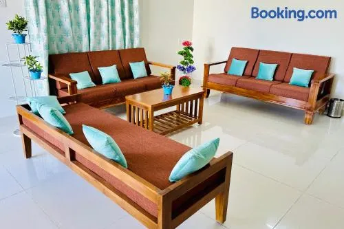 Tirupati Homestay- PRIDE Free Breakfast - Premium 3BHK AC - Flyover to Alipiri gate - WiFi - Android TV - Ragunatha Resorts - Easy access to visit all Temples - Image 1